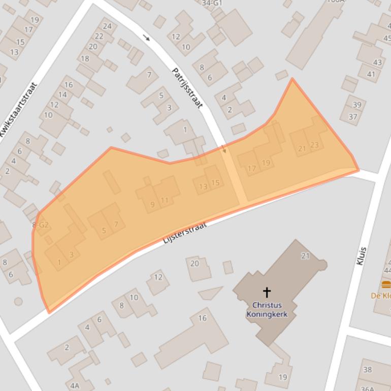 Kaart van postcodegebied 6165SP.