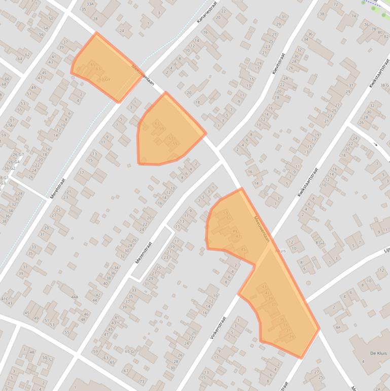 Kaart van postcodegebied 6165SV.
