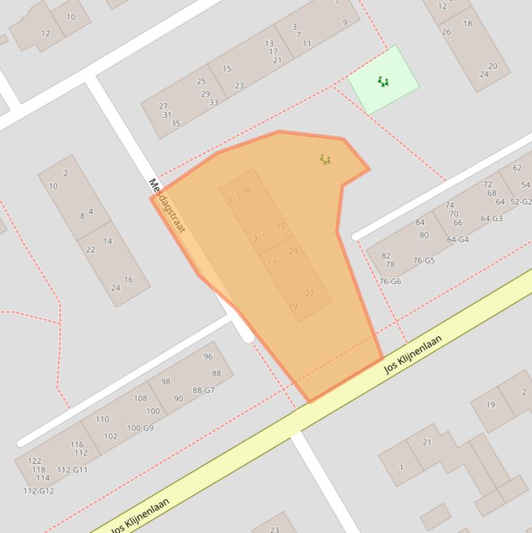 Kaart van postcodegebied 6165VH.