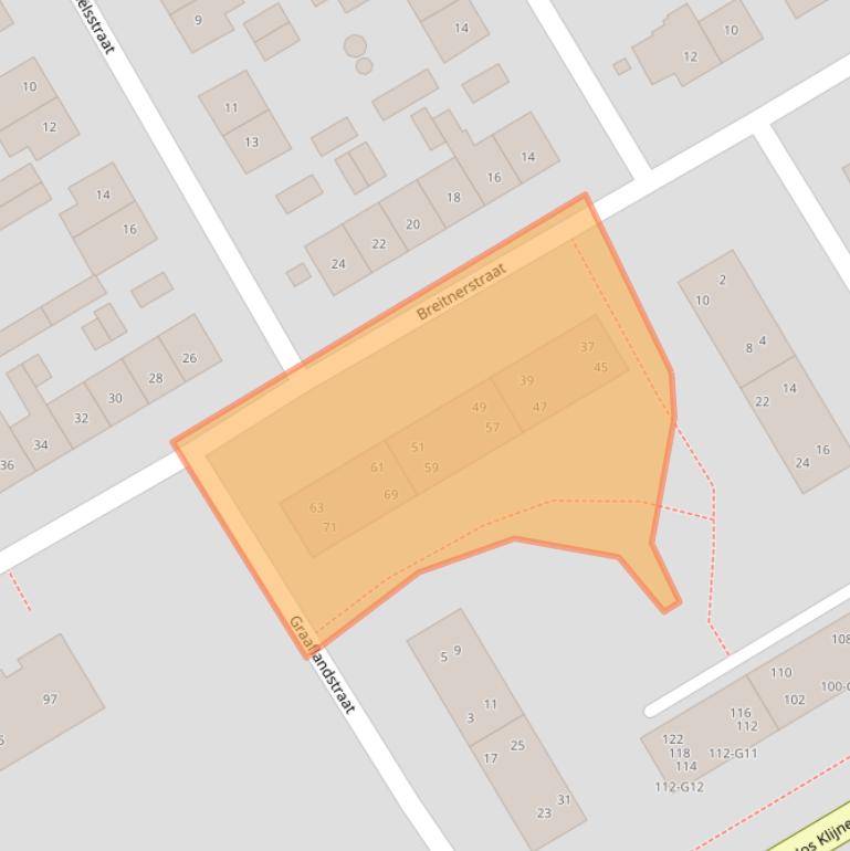 Kaart van postcodegebied 6165VN.