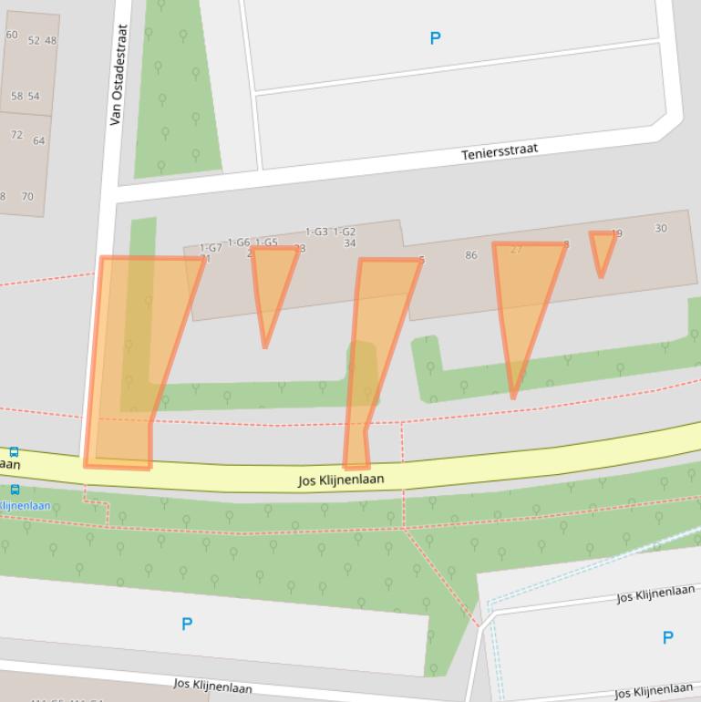 Kaart van postcodegebied 6165XH.