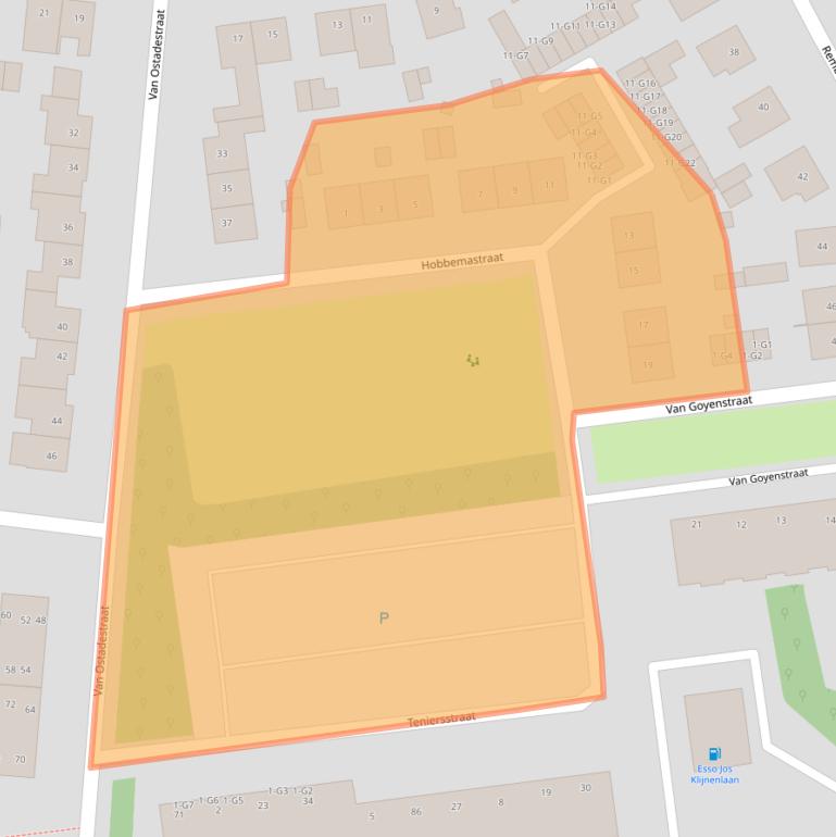 Kaart van postcodegebied 6165XN.