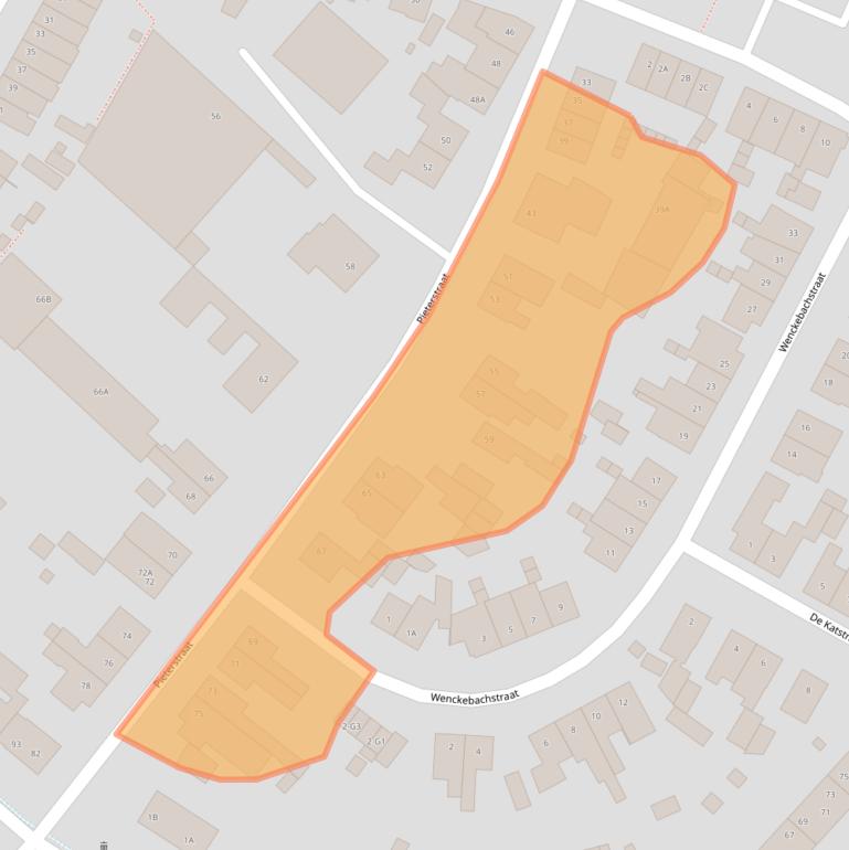 Kaart van postcodegebied 6166AP.