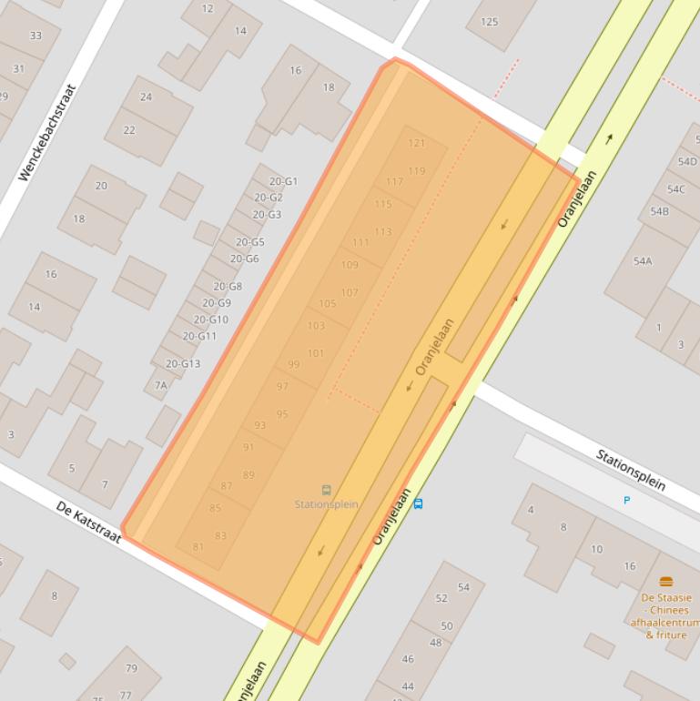 Kaart van postcodegebied 6166BK.