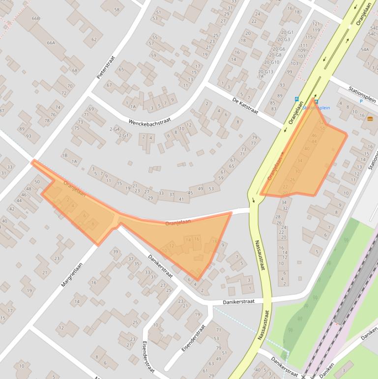 Kaart van postcodegebied 6166BR.