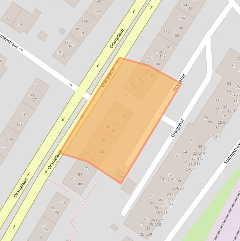 Kaart van postcodegebied 6166BT.