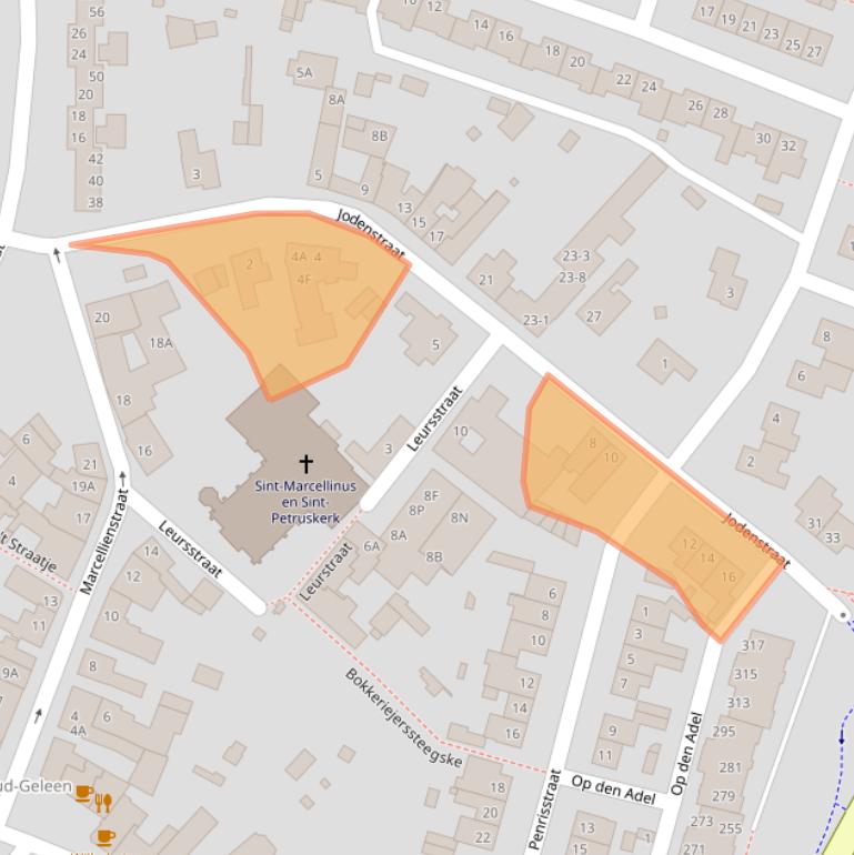 Kaart van postcodegebied 6166CH.