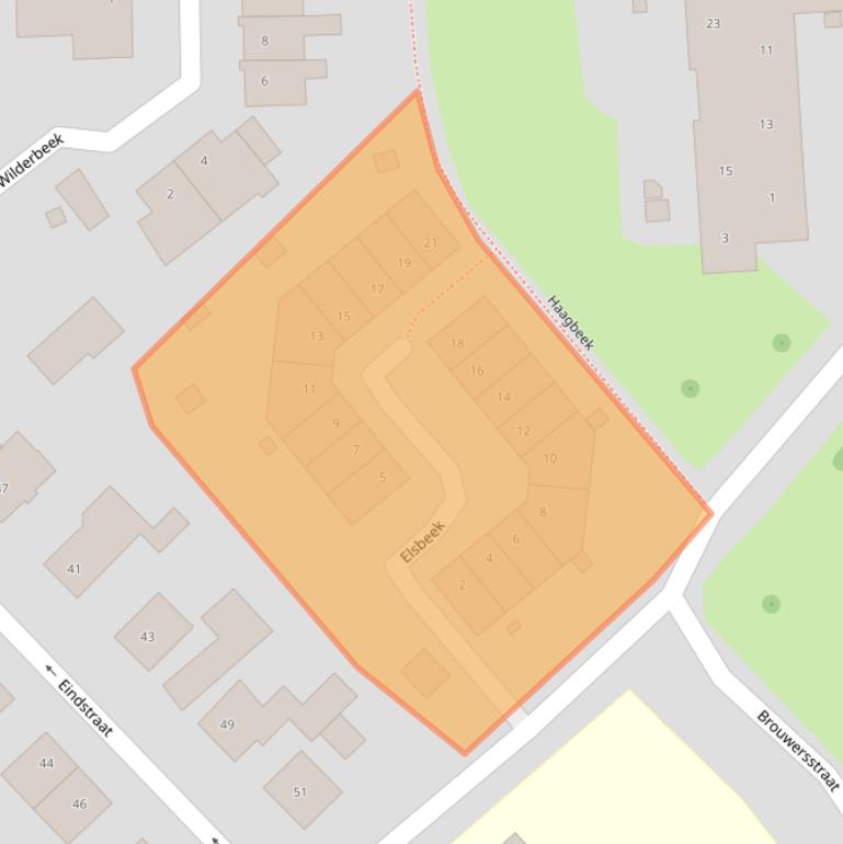 Kaart van postcodegebied 6166HM.