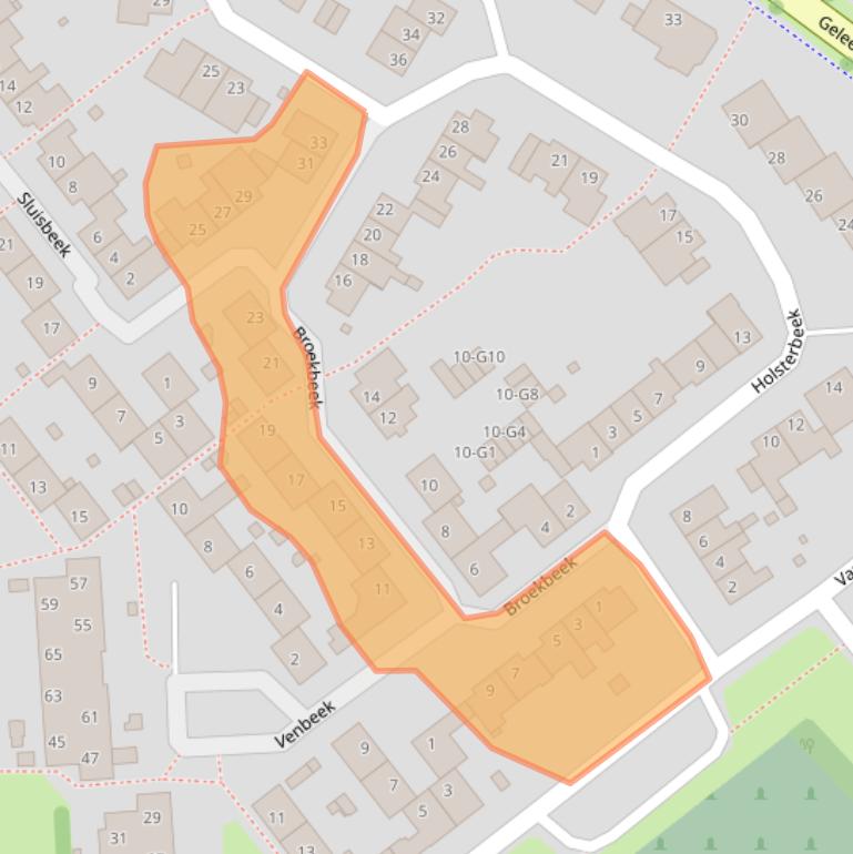 Kaart van postcodegebied 6166JP.