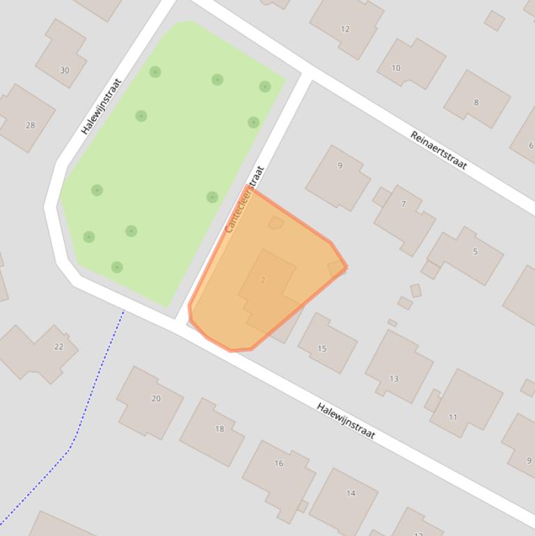 Kaart van postcodegebied 6166KL.