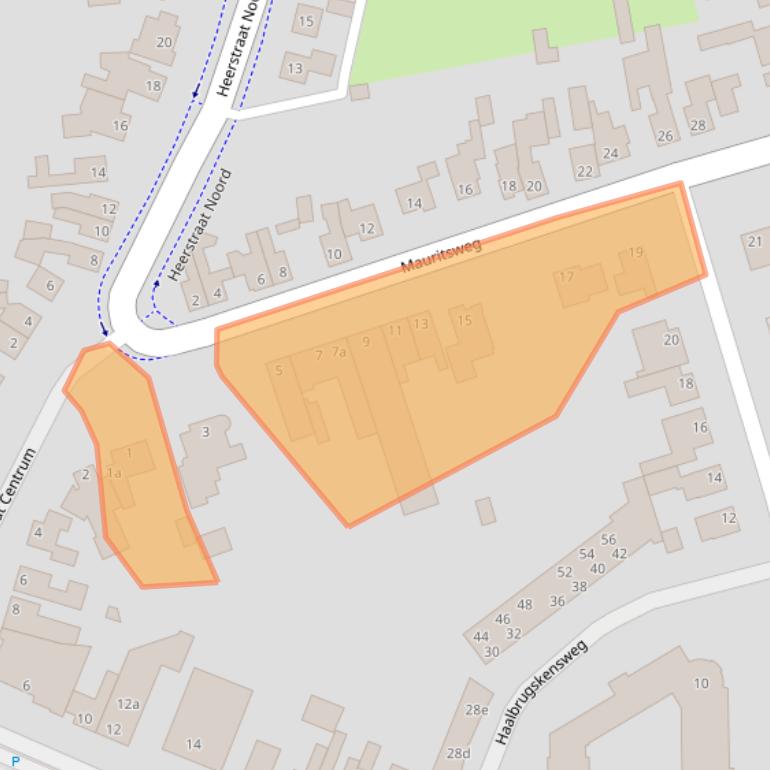 Kaart van postcodegebied 6171AC.