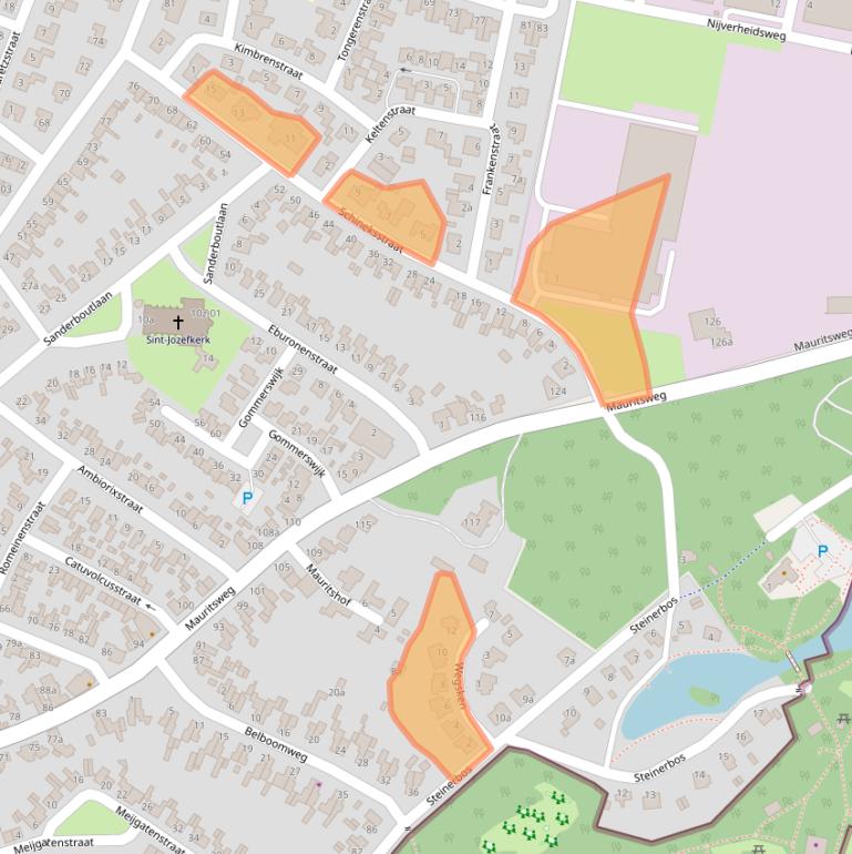 Kaart van postcodegebied 6171AM.