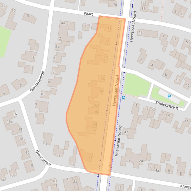 Kaart van postcodegebied 6171CJ.
