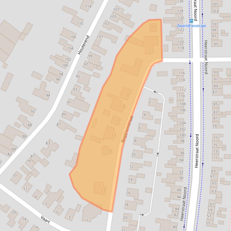 Kaart van postcodegebied 6171CX.