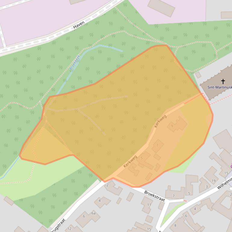 Kaart van postcodegebied 6171ER.