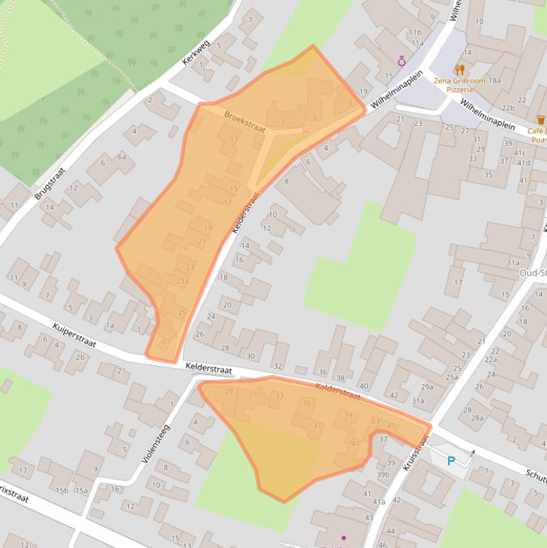 Kaart van postcodegebied 6171GA.