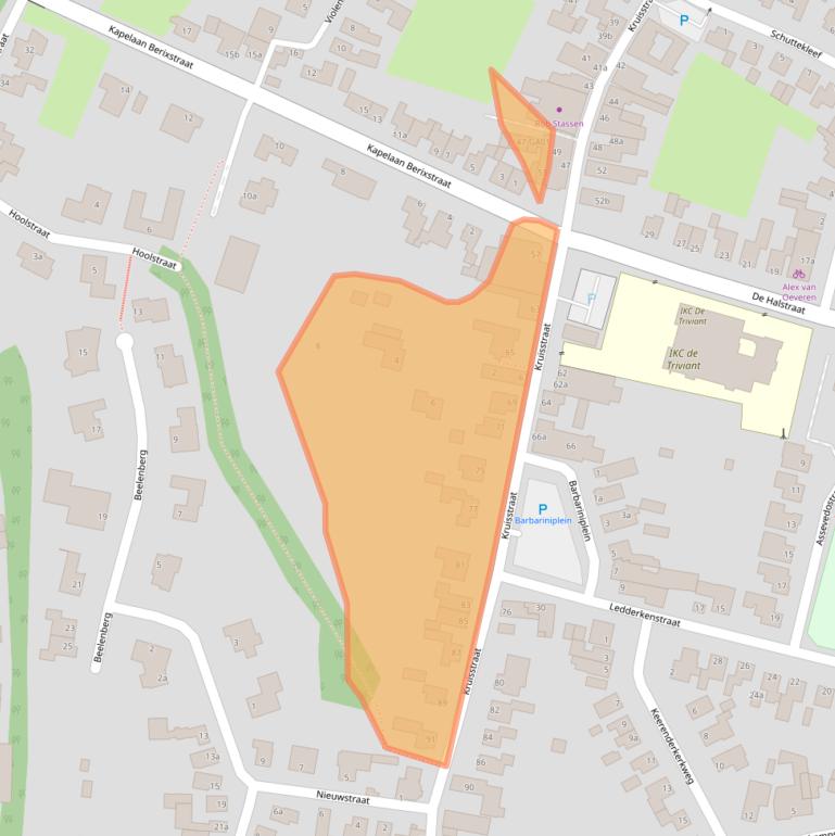 Kaart van postcodegebied 6171GD.