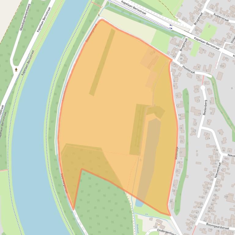 Kaart van postcodegebied 6171GL.