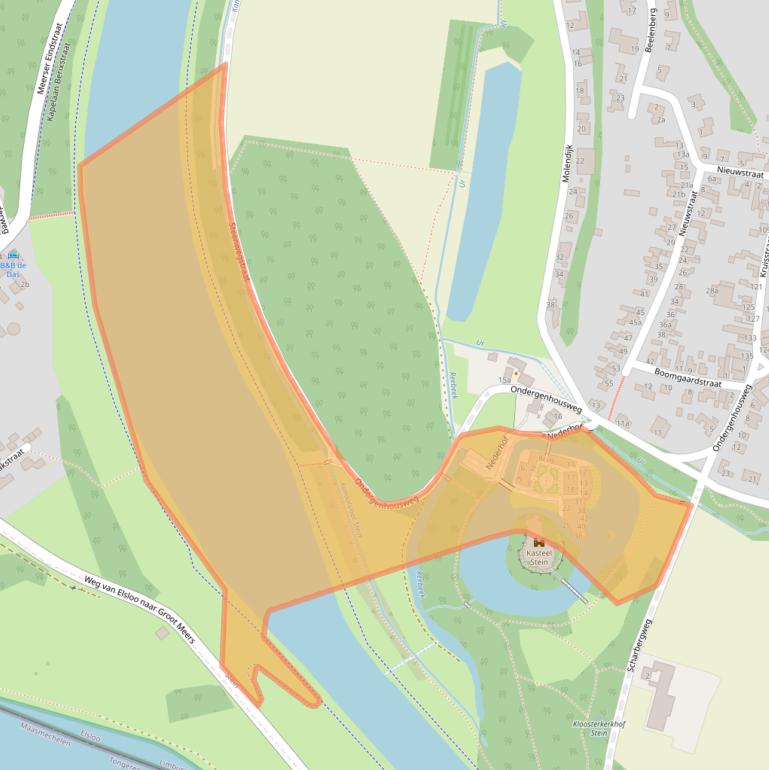 Kaart van postcodegebied 6171HA.