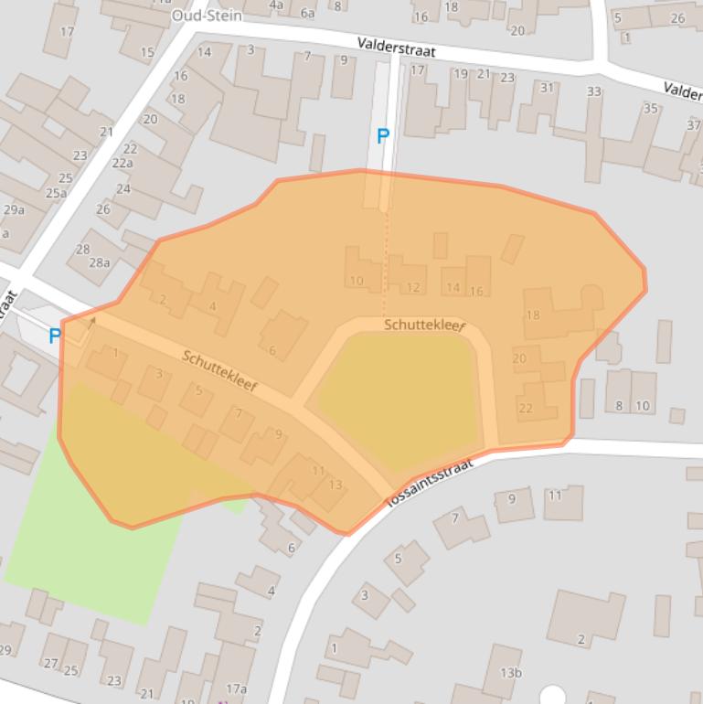 Kaart van postcodegebied 6171HM.