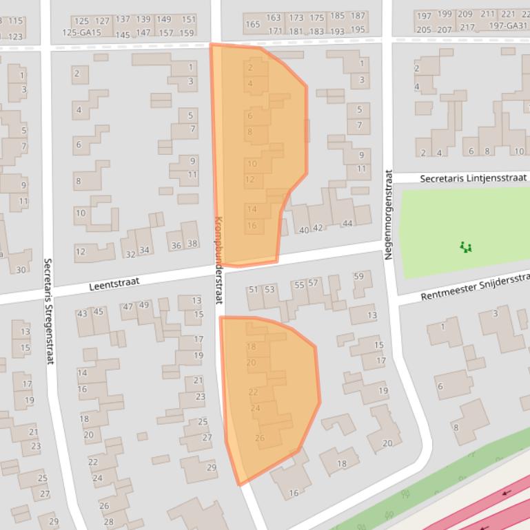 Kaart van postcodegebied 6171LL.