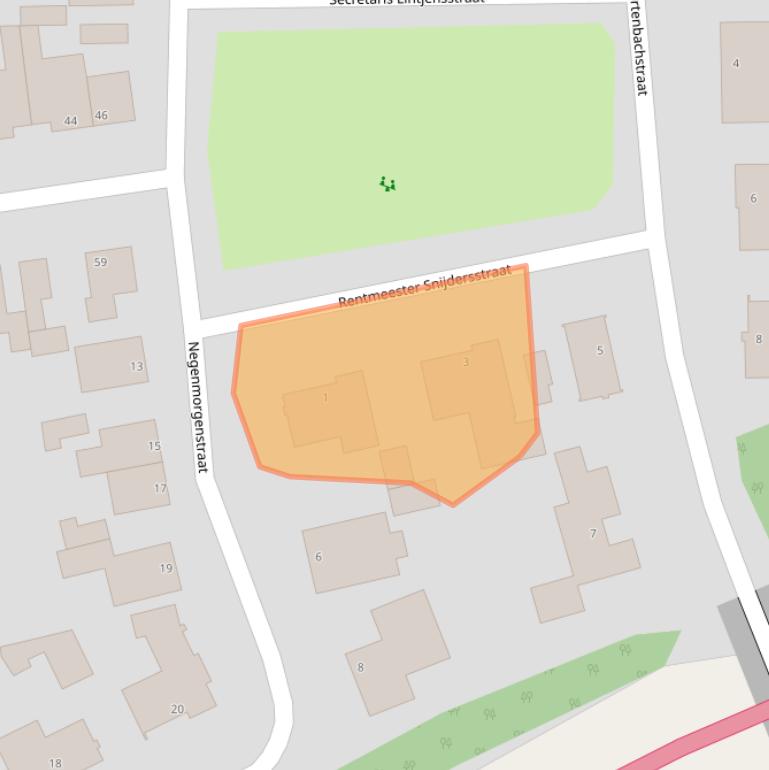 Kaart van postcodegebied 6171LR.