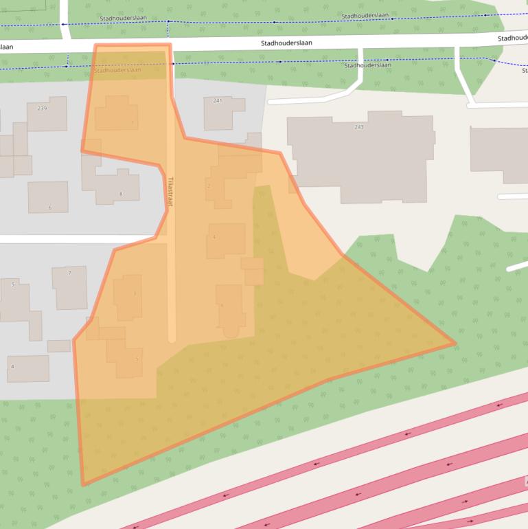 Kaart van postcodegebied 6171LW.