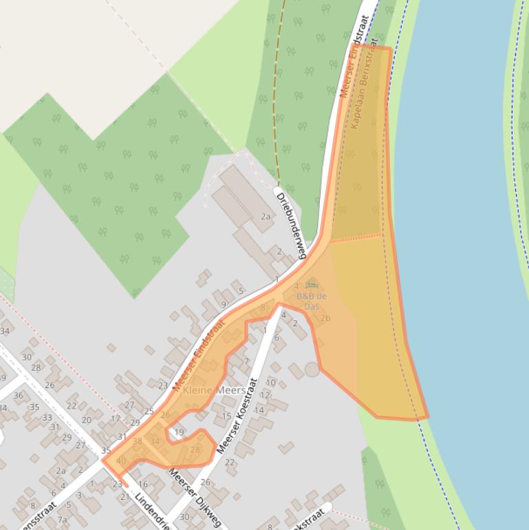 Kaart van postcodegebied 6171PT.