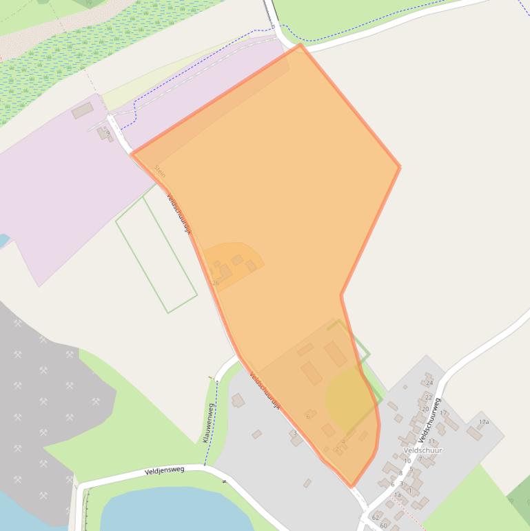 Kaart van postcodegebied 6171RR.