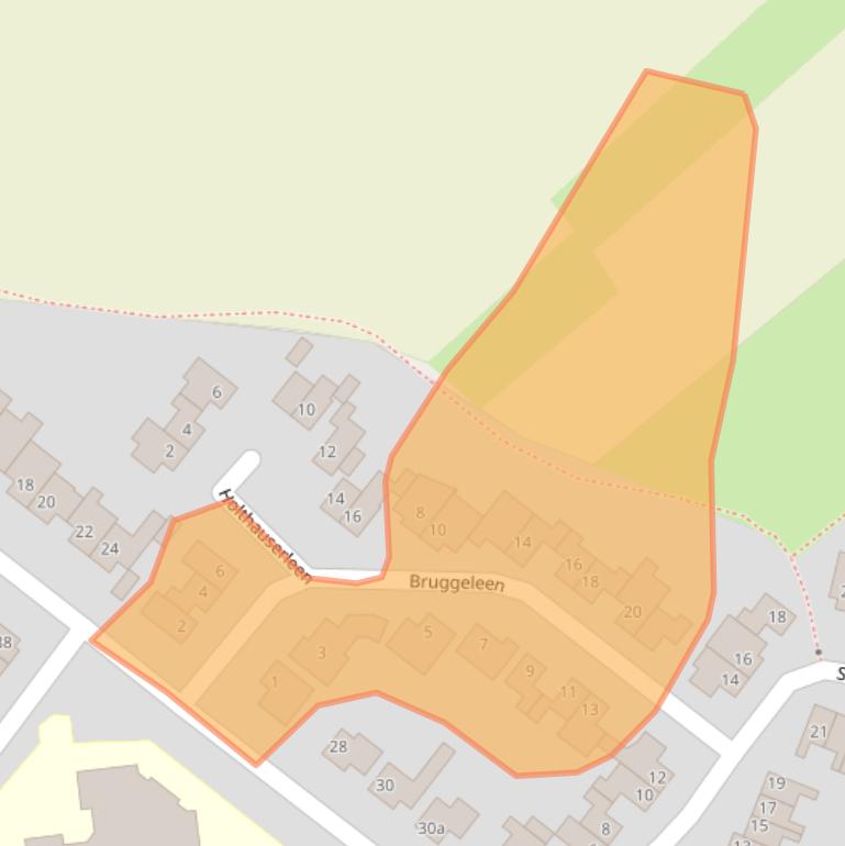 Kaart van postcodegebied 6171SK.