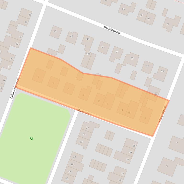 Kaart van postcodegebied 6171TP.