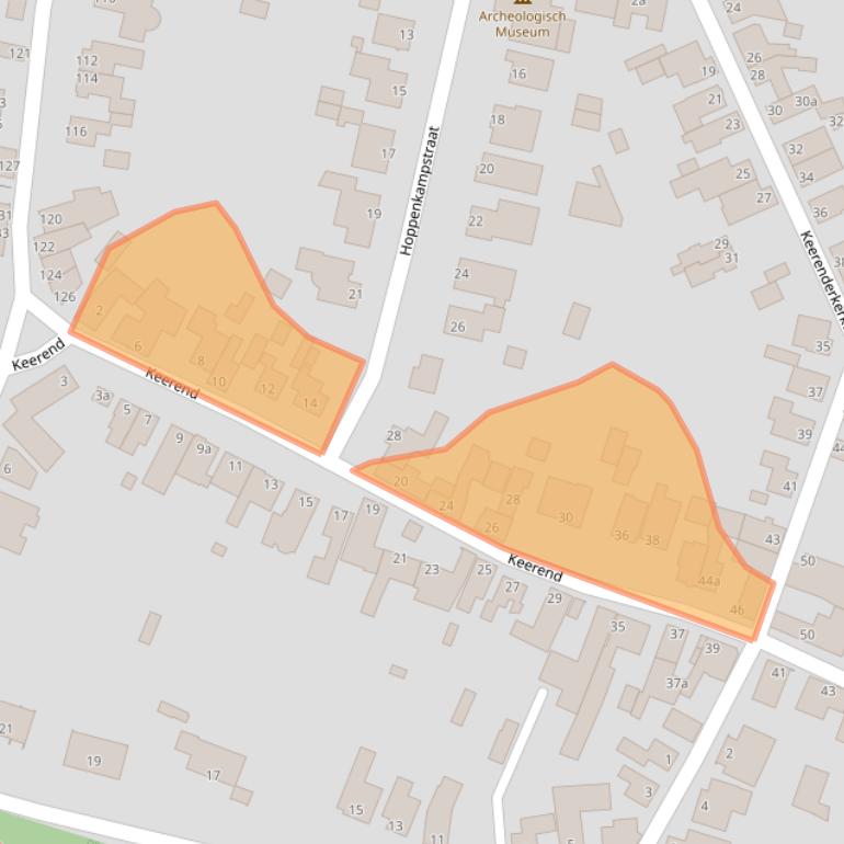 Kaart van postcodegebied 6171VT.
