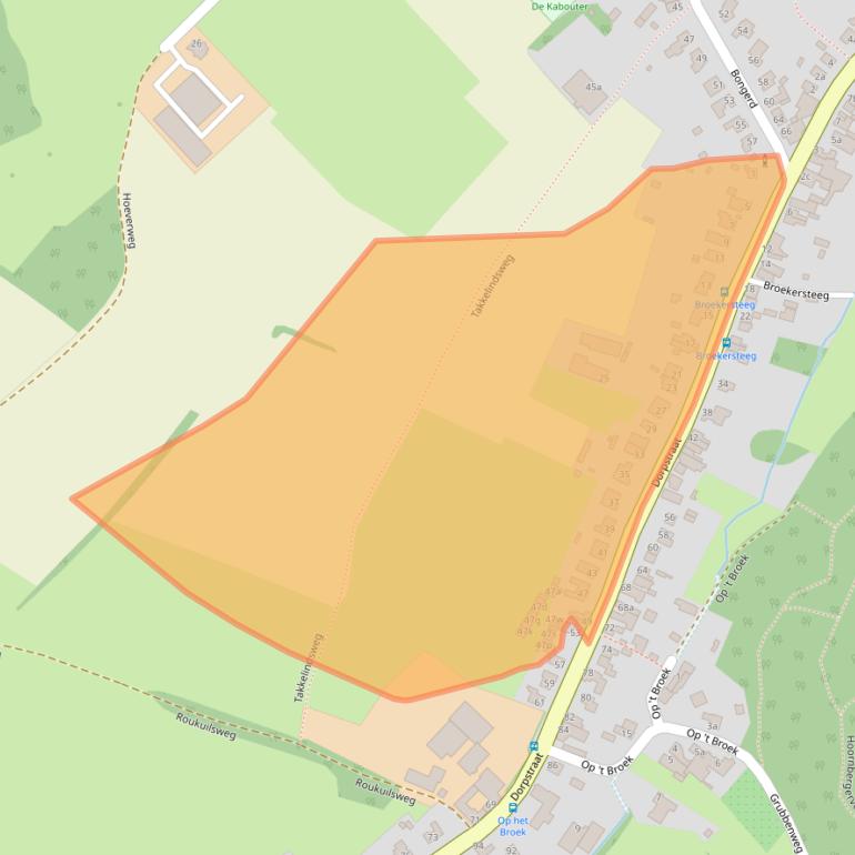 Kaart van postcodegebied 6176AA.