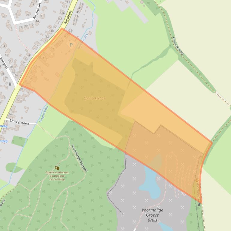 Kaart van postcodegebied 6176AJ.