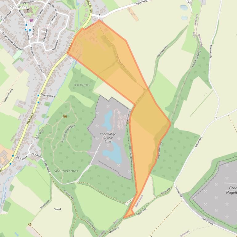 Kaart van postcodegebied 6176AK.