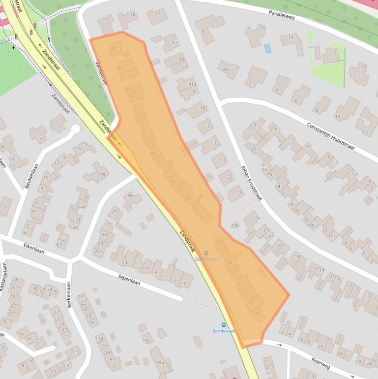 Kaart van postcodegebied 6176CA.