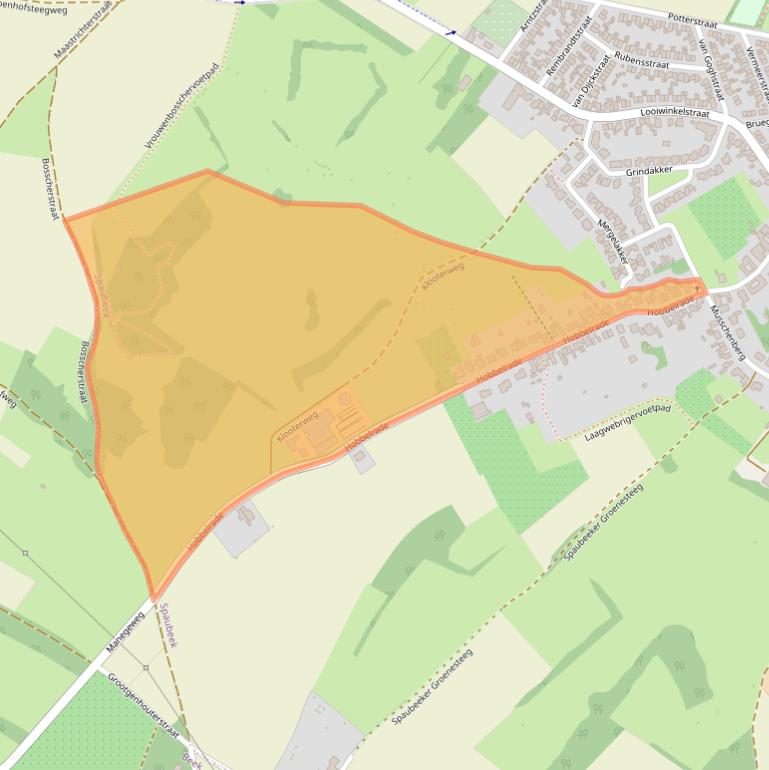 Kaart van postcodegebied 6176CJ.