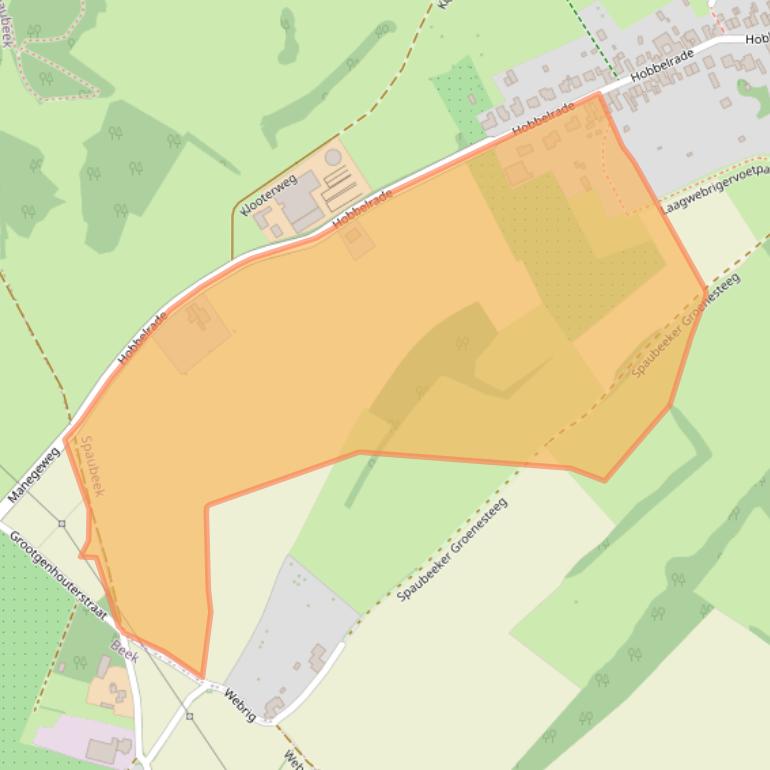 Kaart van postcodegebied 6176RC.