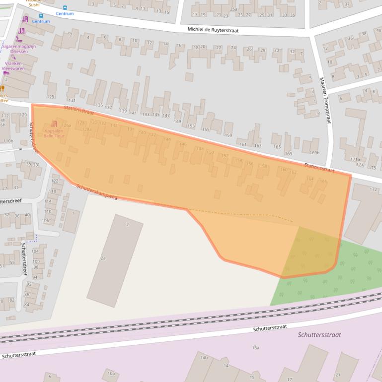 Kaart van postcodegebied 6181AL.