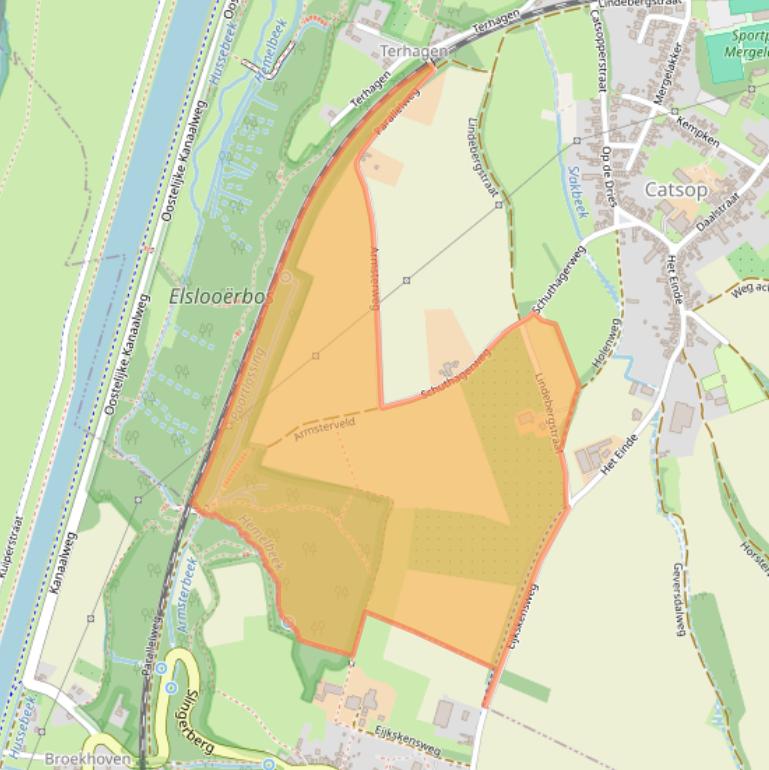 Kaart van postcodegebied 6181DP.