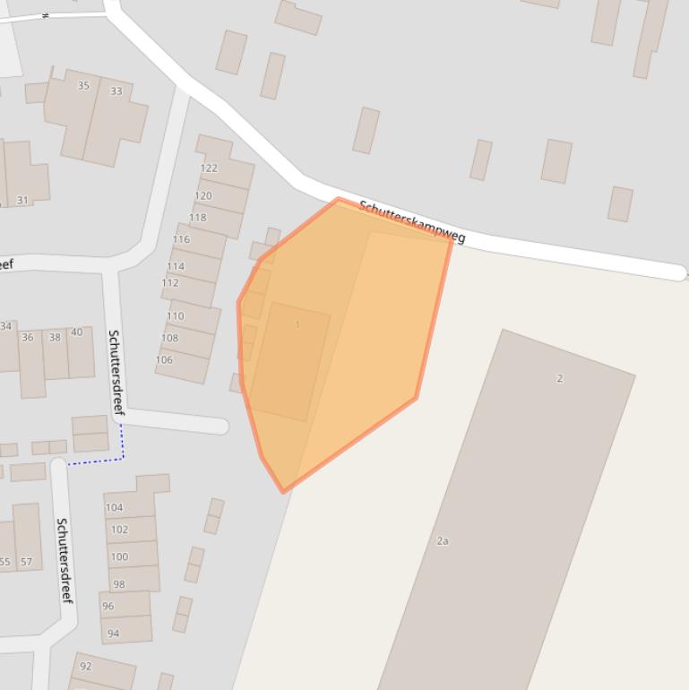 Kaart van postcodegebied 6181DW.