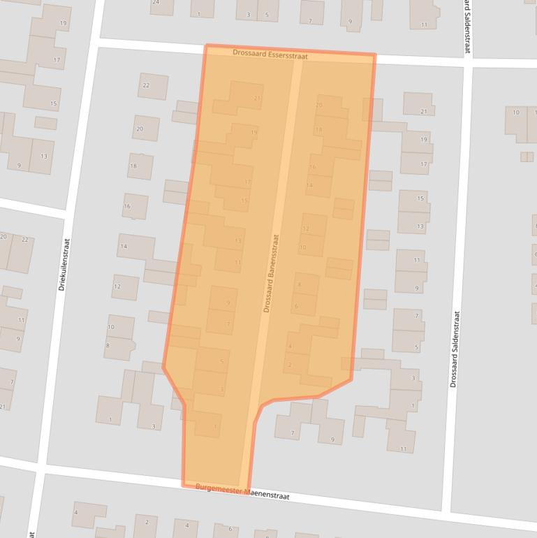 Kaart van postcodegebied 6181EP.