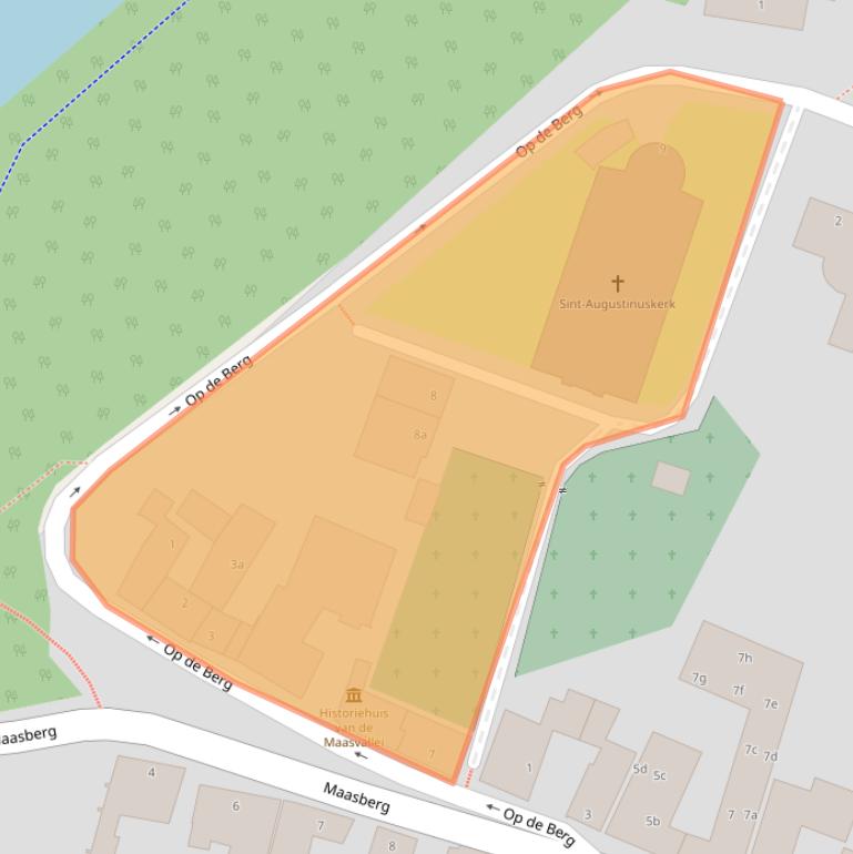 Kaart van postcodegebied 6181GT.