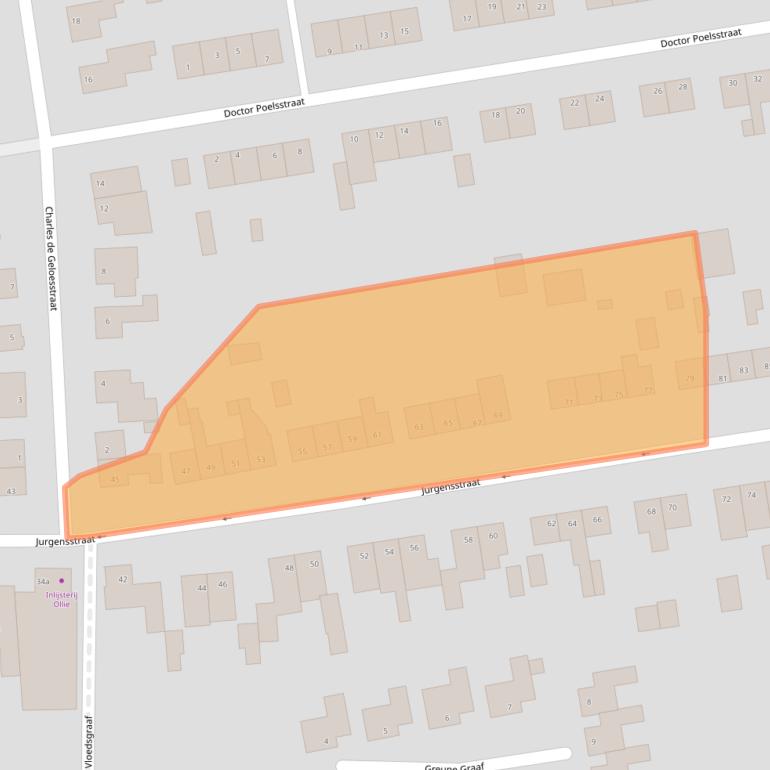 Kaart van postcodegebied 6181HD.