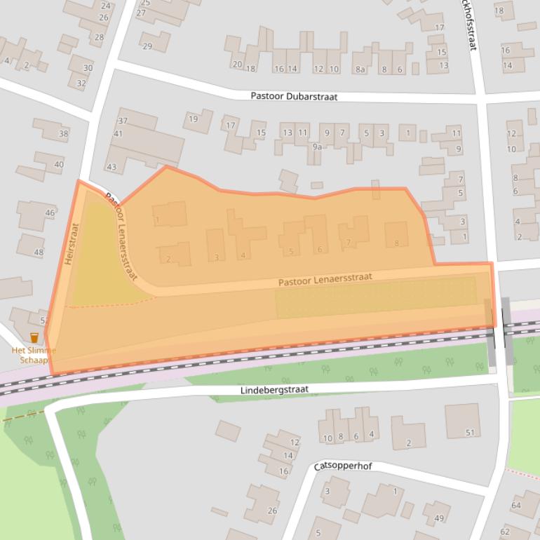 Kaart van postcodegebied 6181HS.