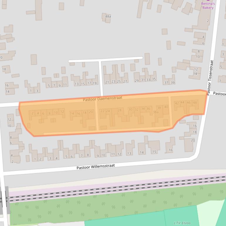Kaart van postcodegebied 6181JB.