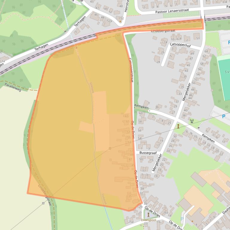 Kaart van postcodegebied 6181JK.