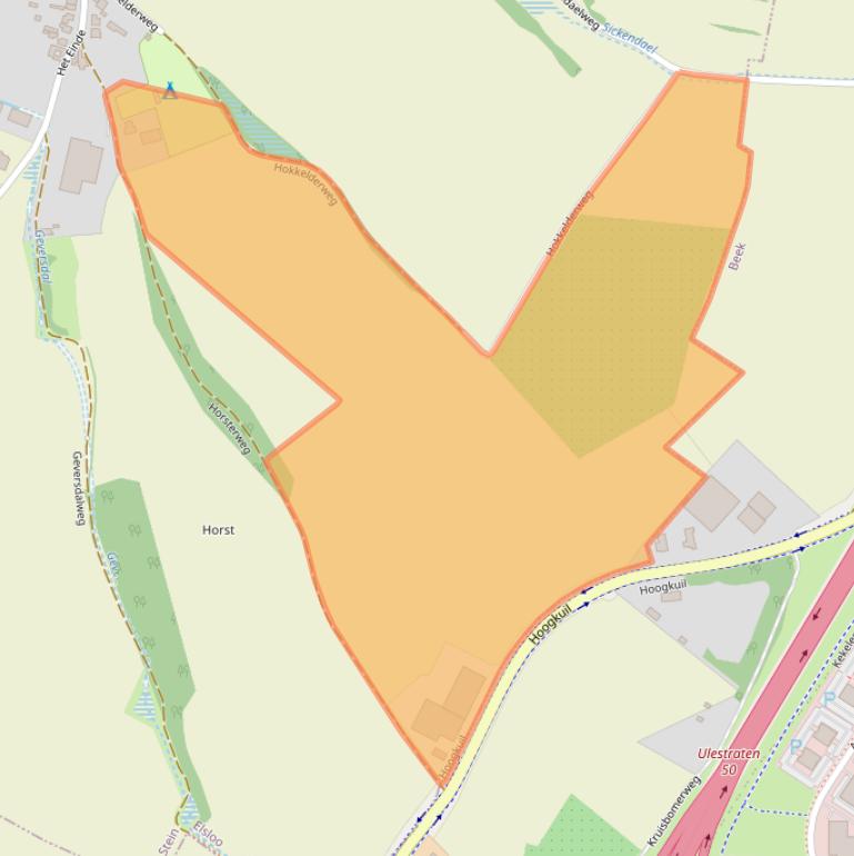 Kaart van postcodegebied 6181JX.