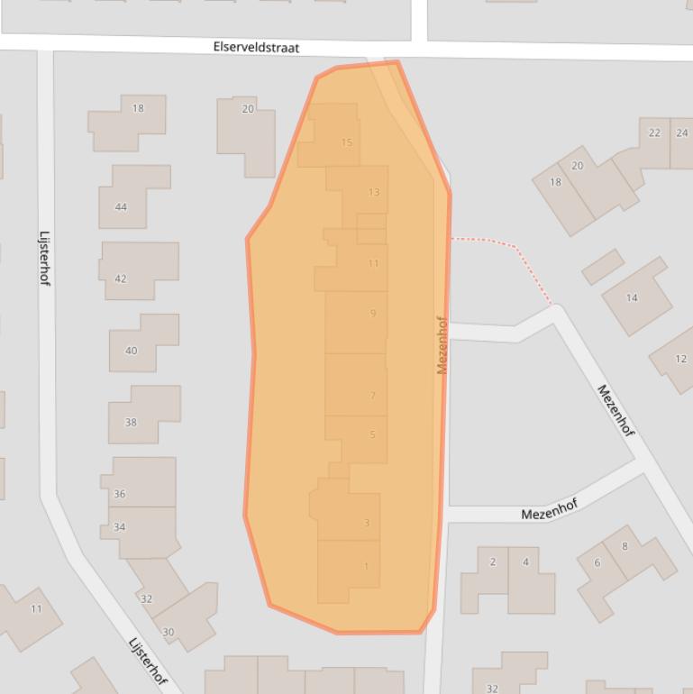 Kaart van postcodegebied 6181KG.