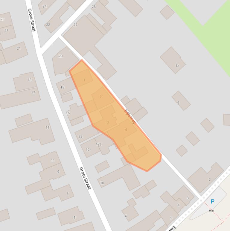 Kaart van postcodegebied 6181NR.